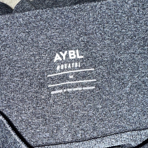 AYBL Empower Seamless Shorts - Black Marl Women workout shorts - Picture 2 of 2